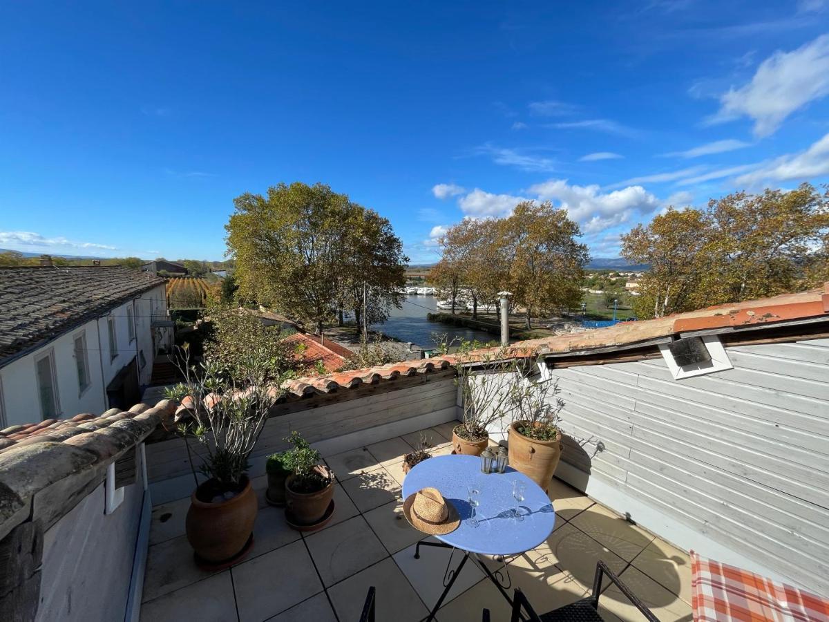Grosse Ferienwohnung Am Canal Du Midi Mit Dachterrrasse Homps  Εξωτερικό φωτογραφία